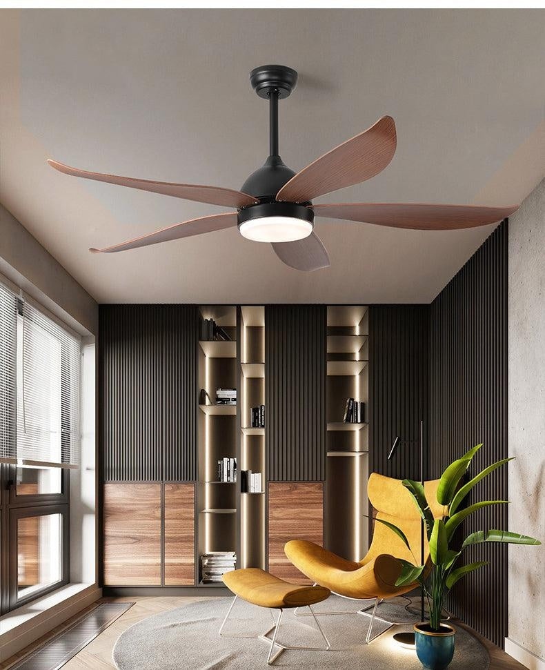 52 Inch 5 Blade Wind Lamp Ceiling Fan